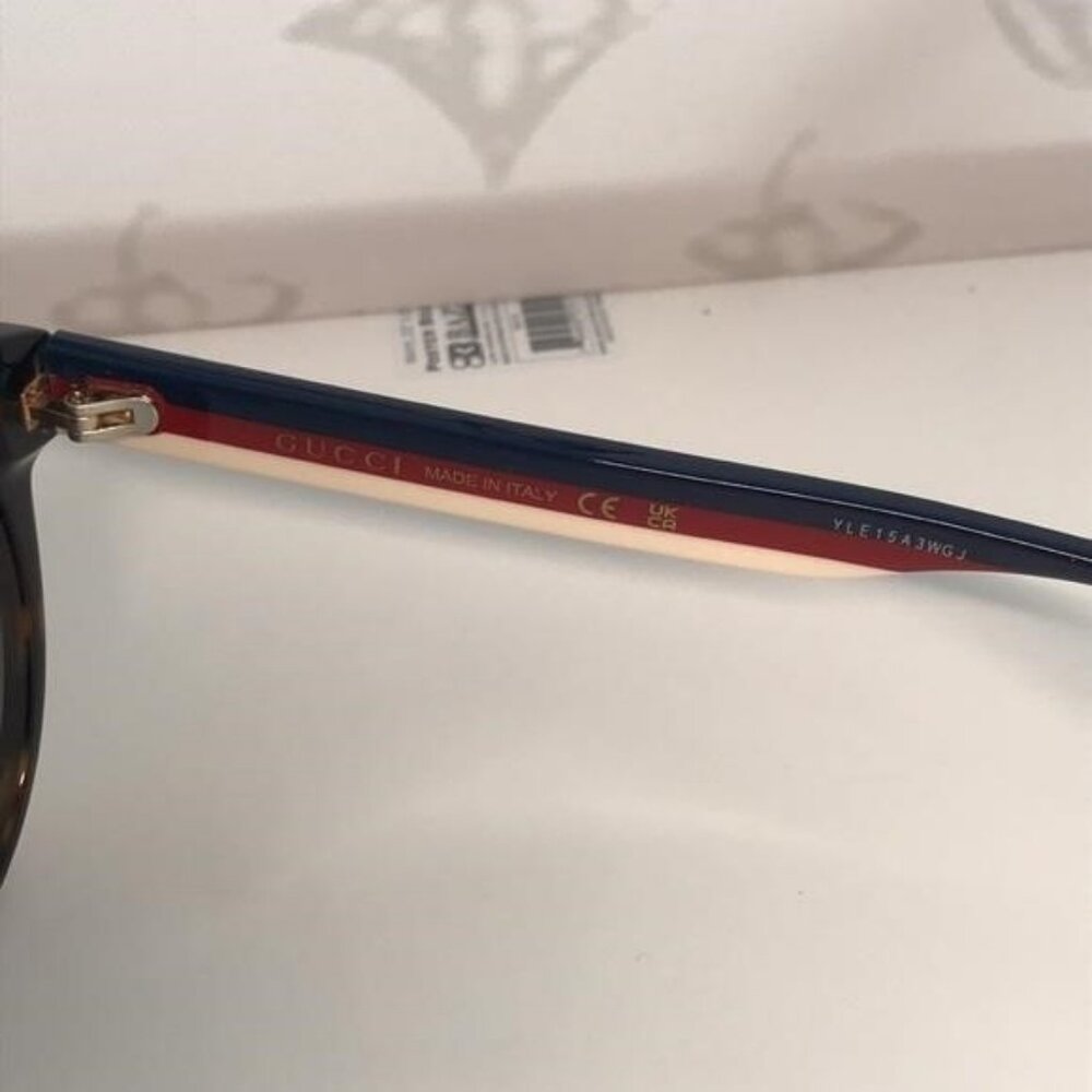 New Authentic Gucci GG0416SK 003 Havana Brown Gradient Sunglasses - Picture 15 of 15